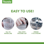 Tovolo Basketball Ice Cube Molds Pack of 2 Large Craft Ice Spheres for Whiskey Bourbon Cocktails Drinks, Dishwasher Safe BPA Free Silicone Basketball Ice Ball Mold GIfts for Men, Fathers, Coaches