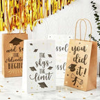 ASSUREPAK DIY Earth Friendly Paper Bags - 10"x6.75"x12" - 250 Bags - 90 GSM - Kraft/Natural - Gift Bags for Decorating & Graduation Parties