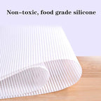 5 Pieces Square Silicone Dehydrator Sheets,15.7" x 15.7" Non-stick Fruit Dehydrator Mats,Reusable Steamer Mesh Mat Baking Mats for Fruit Dryer