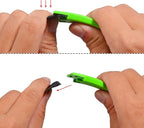 EHDIS 1.5" Plastic Razor Scraper with 10pcs Double Edged Plastic Blades for Removing Labels Stickers Decals on Glass Windows