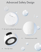 Travel Kettle Lift Lid for Hot Water on the Go 450ml – Small Portable Mini Electric Kettle – 4 Smart Temp Presets – Auto Shut-Off – Leak-Resistant – Stainless Steel BPA-Free 304