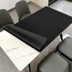 Table Pads - 30x40 Inch Waterproof Easy to Clean Can Conceal Flaws Protector The Table Top from Scratches Used for Dining (Black+Black 30x40)