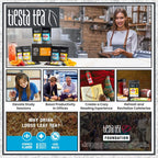 Tiesta Tea - 8 Herbal & Rooibos Sampler Dry Flight Set, Loose Leaf, No Caffeine, Makes Hot and Iced, Assorted Tea Sets with Herbal, Chai, Fruit Blends & More, 8 Resealable Sample Pouches