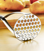 Potato Masher,Heavy Duty Stainless Steel kitchen Steel Potato Masher,Mashed Potatoes, Vegetables and Fruits.