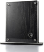 Schmidt Brothers - Black Midtown Magnetic Knife Block, Universal Cutlery Storage For 8-10, Acacia Hardwood and Acrylic Shield