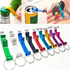 200pc Colored Aluminum Bottle Opener Keychain, Claw Beverage Opener for Kitchen/Wedding/Bar/Party