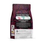 Bones Coffee Company Dragon's Lair, Smokey, Cacao and Caramelized Sugar Notes, Unflavored Coffee, Medium Roast Low Acid Arabica Beans Compatible with Auto drip and French Press Coffee Maker, 12 Oz Ground