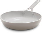 GreenPan Nova 8" Frying Pan Skillet, Oprah’s Favorite Things 2024, Ceramic Nonstick Cookware, PFAS Free, Toxin-Free, Induction Suitable, Dishwasher & Oven Safe, Durable, Easy Clean, Clay