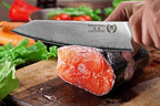 Regalia Kiritsuke Chef Knife: Professional Japanese 8.5 Inch AUS10 Premium High Carbon 67 Layer Damascus Steel Chef’s knives w/G-10 Handle Knives