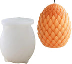 Dragon Egg & Scale Molds - Silicone Resin Casting Molds for 3D Animal & Wave Candle Decor