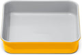 Caraway Non-Stick Ceramic 9” Square Pan - Naturally Slick Ceramic Coating - Non-Toxic, PTFE & PFOA Free - Perfect for Brownies, Lemon Bars, Cakes, & More - Marigold