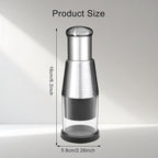 Manual Pressed Chopper,1PCS,Functional Manual Garlic Press,2025 Upgraded Compact Mini Dicer Food Chopper,Stainless Steel Hand Food Chopper for Mincing Garlic Press Stainless Steel