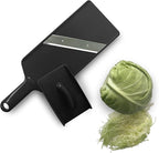 Fixed Thickness Vegetable Slicer – Ultra-Thin Cabbage Shredder for Salads, Jicama Tacos, Onion, Potato Chips – Fine Fluffy Cuts Mandoline Kitchen Tool