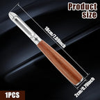1Pcs I Style Stainless Steel Vegetable Peeler for Fruit Veggie Heat Resistant Incisive Cucumber Peeler With Solid Wood Handle for Home Kitchen Use