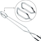 Stainless Steel Scissor Tongs 16-Inch Extra Long Grilling Tongs, Set of 2