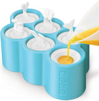 Zoku Polar Pop Molds, 5 Different Explorer Friends and Polar Explorer-Shaped Popsicle Molds in One Tray, Easy-Release, BPA-Free