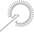 Zyliss Gravy Whisk - Sustainable Wheatstraw/Wire - Whisk for Cooking Sauce - Manual Egg Beater & Hand Whisk - Heat Resistant Wire Head, Beluga Grey, 12" x 3.5"