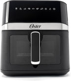 Oster 6 Quart Digital Air Fryer with Window, Large Capacity Airfryer for Easy Cooking