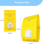 45 Pack Replacement Vacuum Bags - Compatible with Kenmore Canister Type C/Q 5055, 50555, 50557, 50558, and Panasonic Type C-5 C-18 - Premium Canister Vacuum Bags (45PCS)