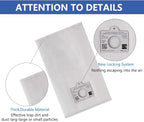Compatible with Kenmore 53292 Type Q - C HEPA Canister Vacuum Bags,6-Pack (white)