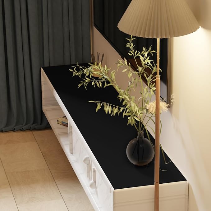 Dresser Top Protector - Can Be Used On Both Sides Waterproof and Easy to Clean Good Flatness Used for Dresser Table(Black+Black 10x42)