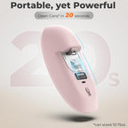 Canslab Ultrablde SE - USB Rechargeable Electric Can Opener for Kitchen for Seniors with Arthritis- Cordless Battery Powered Automatic, Side Cut, Smooth Edge, Handsfree, for Small or Large Cans, Pink