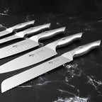 MAD SHARK Kitchen Knife Set, 5PCS Sharp Ultra Chef Knife Set, High Carbon Stainless Steel Knives Set with Ergonomic Handle, Professional Kitchen Knives Sets, Gift Box Packaging