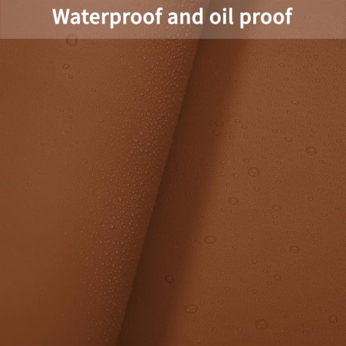 Dresser Cover Top - Can Be Used On Both Sides Waterproof and Easy to Clean Good Flatness Used for Dresser Table(Brown+Gray 16x72)