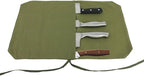 HERSENT Chef's Knife Roll Bag,Portable Travel Chef Knife Case Carrier Storage Bag with 4 Slots Best Gift for Pro Chef or Culinary Enthusiasts Men Women