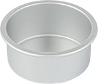 Restaurantware-Met Lux 4 x 2 Inch Straight-Sided Baking Tins, 12 Round Cake Pans - Oven-Ready, Freezable, Anodized Aluminum Round Baking Pans, Greaseproof, For Layer Birthday Cakes