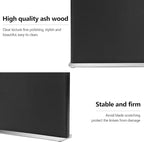 WILDMOK Magnetic Knife Holder, Double Sided Magnetic Knife Block, Ash Wood Rack Magnetic Stands for Multipurpose Storage Knife Holder - 11 x 9.4 Inches