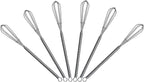 7.2 inch Mini Wire Whisk 6 Pack - Stainless Steel