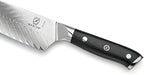 Mercer Culinary M13780 Premium Grade Super Steel, 8-Inch Chef's Knife w/Leaf Pattern Blade, G10 Handle
