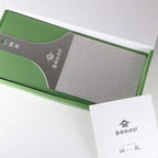 Sustainable Stainless Steel Wasabi Grater - Hagane Zame PRO - Grate Wasabi, Garlic, Ginger, Apples, Fruits, Vegetables, Creamy Texture/Kinjirushi Wasabi (Professional Size) 10.3 inch x 4.3 inch
