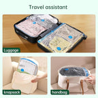 BRODI 14 Combo Pack Travel Vacuum Bags with Pump - Space Saver & Travel Essentials, Vacuum Seal Bags for Clothing and Luggage