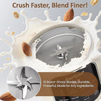 60oz Nut Milk Maker Machine: 8 in 1 Soy Milk Maker with Delay Start/Keep Warm/Self Clean, Food Processor for Soy/Nut/Oat Milk, Juice, Milkshake, Rice Paste and Boil Water, Kitchen Blender