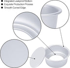 4 Inch Round Cake Pan Set of 8, Nonstick Aluminum Baking Pans with 100 Sheets Parchment Paper, Easy Pop Out Removable Bottom Cake Pans for Mini Cheesecakes, Dessert, Pizzas and Quiches