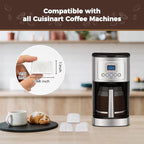 12-Pack Replacement Charcoal Water Filters for Use with Cuisinart coffee machines