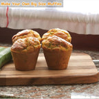 Silicone Large Muffin Pan 2 Pack,6 Cup Large Silicone Cupcake Pan,Non-Stick Jumbo Muffin Pans,Food Grade Cupcake Molds,Perfect for Egg Muffin,Big Cupcake