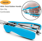 Ice Cream Scoop, Cookie Scoop, 4Tbsp/ 60ml/ 2oz Cookie Scoops for Baking, 18/8 Stainless Steel Cookie Scooper for Baking, Ice Cream Scooper with Trigger Release, Cookie Dough Scoop, Non-slip Blue Grip