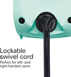Hamilton Beach Professional 5-Speed Electric Hand Mixer with Snap-On Storage Case, QuickBurst, Stainless Steel Twisted Wire Beaters and Whisk, Mint (62658)
