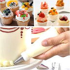 19-Inch Icing Bags Heavy Duty, AMBESTAR 100 Pieces Thick Anti-Burst Disposable Decorating Bags for all Size Tips Couplers and Baking Cookies Candy Supplies Kits, Large Cake Decorating Tools