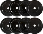CAP Barbell 2-Inch Olympic Bumper Plate Weight Set with 6 Post Rack | 100-370 lbs | Multiple Options