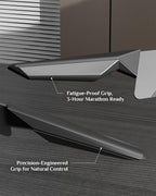 Knife Set - Haugo 15 PCS Kitchen Knife Set with Built in Sharpener - Dishwasher Safe Kitchen Knives - High Carbon Stainless Steel Knife Block Set with Ergonomic Handles - Panther Series