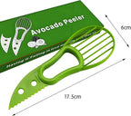 Avocado Slicer Tool 3 in 1, Avocado Pit Remover Kitchen Gadgets, Avocado Corer Tool, Fruit & Avocado Peeler Tools, Green