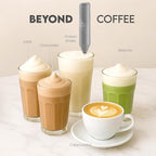 Zulay Kitchen Milk Frother Handheld with 2 Duracell AA Batteries – Electric Drink Mixer for Coffee, Lattes, Cappuccinos, Matcha & Hot Chocolate – Portable Foam Maker & Coffee Bar Accessory