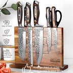 Personalized magnetic knife holder featuring the shape and name of the state where the US is located, as well as the date. Suitable for custom wedding, new home moving gifts, etc.