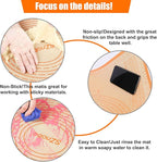 Non-slip Silicone Pastry Mat 36X24 inches Baking Mat with Measurement, Perfect for Dough, Pastry, Pie Crust, Fondant, Cookies, Bread, Pasta, Pizza, Food Grade Kitchen Counter Mats