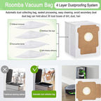 Replacement Parts Accessories Compatible with iRobot Roomba 104,105 Vac/Combo,Q052 Vac/Combo Q0520 105 Essential Vacuum Cleaner,2 Roller Brushes 6 Filters 1 Pre-Filter 4 Mop Pads 6 Side Brushes 6 Bags