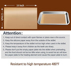 120PCS Thickened Precut Parchment Paper Sheets, 12×16 In Heavy Duty Non-Toxic & Unbleached Parchment Baking Paper for Baking, Grilling, Non-Stick & Comes in Convenient Packaging, Brown